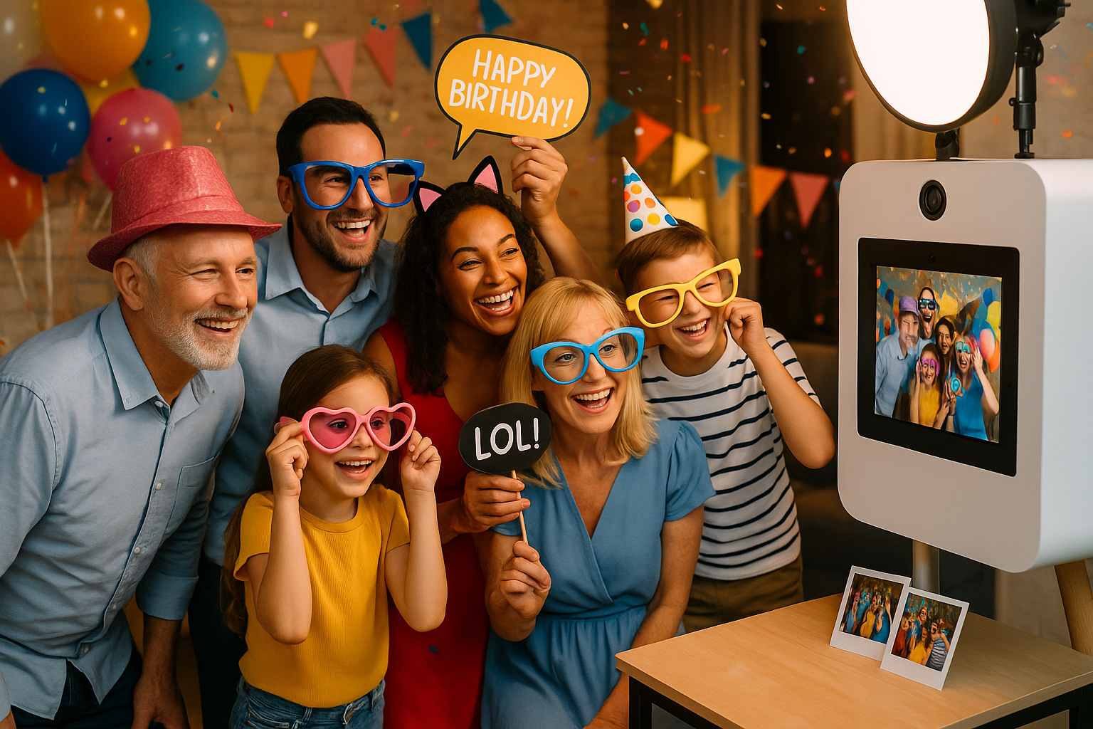 Animation anniversaire : pourquoi choisir un photobooth ?