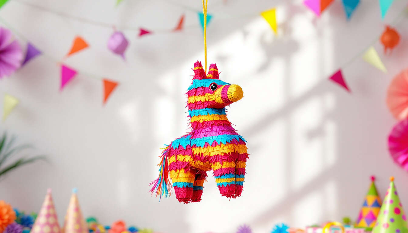 Contenu et accessoires de la pinata