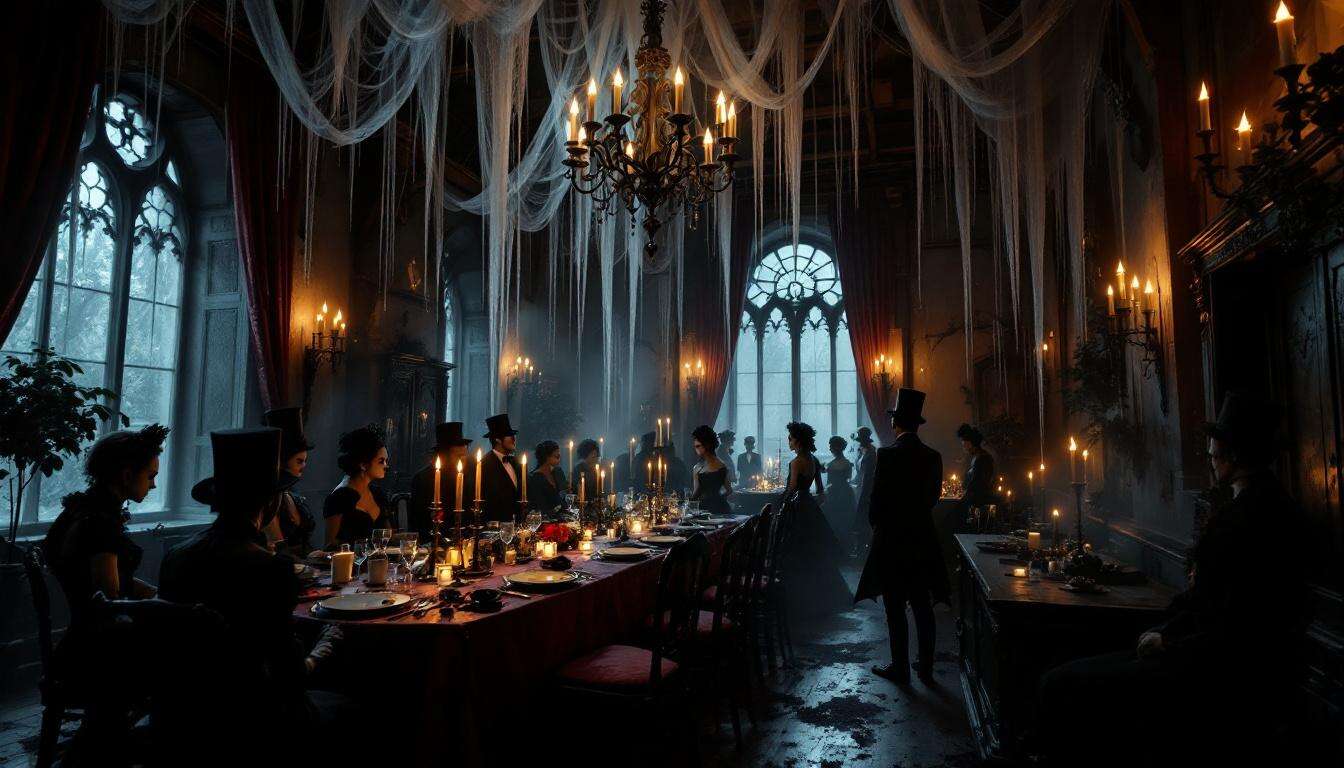 Anniversaire Adulte : décoration de Château Hanté